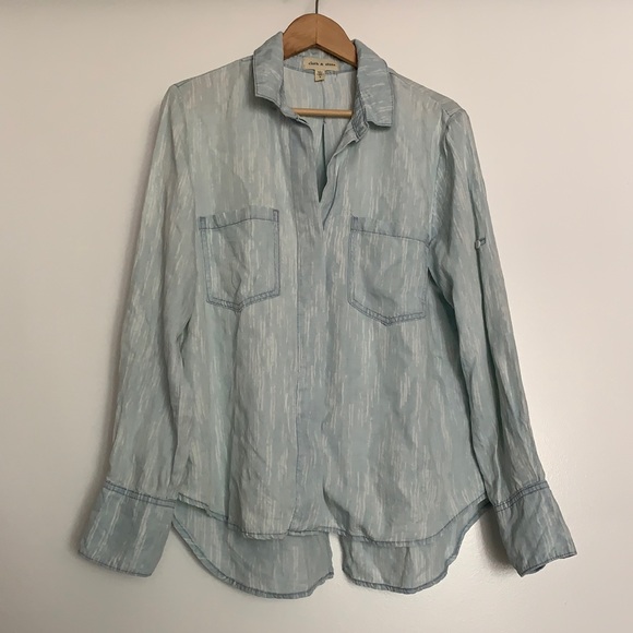 Cloth & Stone Split-Back Buttondown - Picture 4 of 10